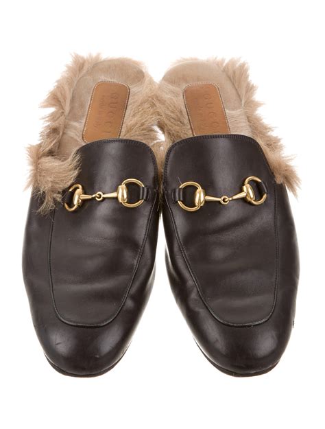 gucci princetown fur loafers review|princetown horsebit detailed leather slippers.